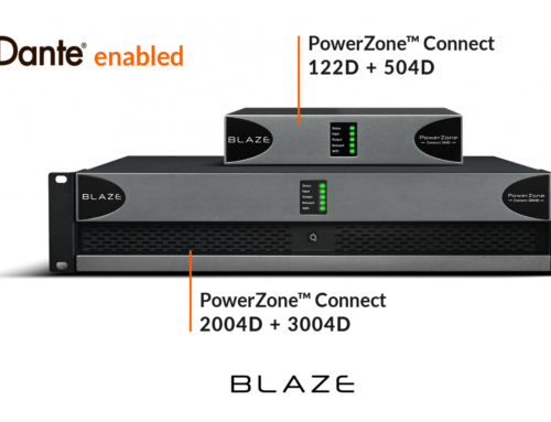 Blaze Audio – PowerZone™ Connect Verstärker jetzt auch mit Dante erhältlich