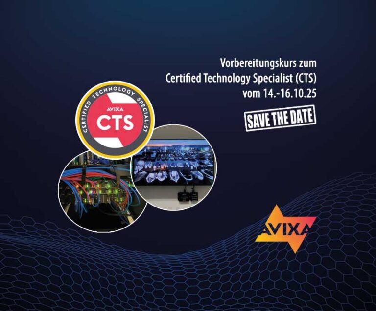 CTS Vorbereitungskurs, ATEC PRO und AVIXA